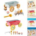 8x Wagen Spielzeug Set Outdoor Aktivitäten Wagen Wagen Wagen Kits für Outdoor Hof Meer