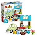 LEGO 10986 DUPLO Zuhause auf Rädern, Wohnwagen, Auto, Camping, 2 Figuren