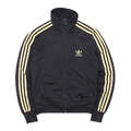 Adidas Firebird Trainingsjacke Schwarz Gold Trefoil Trackjacket Sportjacke 