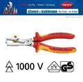 KNIPEX 13 66 180 Abisolierzange StriX Länge 180mm VDE mit Kabelschere verchromt 