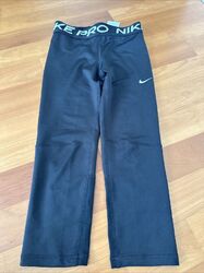 Nike Pro 3/4 Länge Schwarz  Neu Gr.146/152 