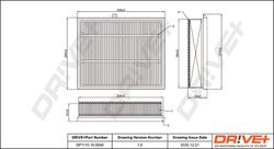 Dr!ve+ Luftfilter DP1110.10.0568 Filtereinsatz für TOYOTA AVENSIS RAV 4 VAN D4d