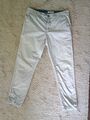 Pull and bear Chino, weißgrau ,classic slim, eurogröße 44 ca. M, versandkostenfr