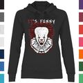 Halloween Horror Film Gruseliger Clown Serienmörder Damen Hoodie