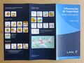 LAN Airlines (Chile) - A320 (3/2014) - Safety Card +++ SUPER ANGEBOT/OFFER !!!