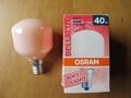 NEU OSRAM BELLALUX TROPFEN ROSE 40 T45 SOFT ROSÈ ROSA E14 40W BELLA DIMMBAR