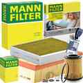 MANN FILTER INSPEKTIONSPAKET passend für MERCEDES A/B KLASSE W176 W246 CLA GLA