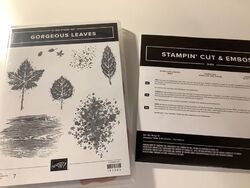 Stampin up "Georgeous Leaves/Stempel und Blätterfantasie/Stanzformen"