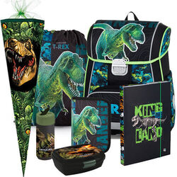 Dinosaurier Dino T-REX Ranzen Schulranzen Rucksack Schulrucksack mit Schultüte