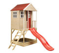 Spielhaus Spielturm Wendi Toys Frosch Kinderspielhaus Garten Stelzenhaus Holz