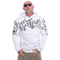 Yakuza Herren Tagged Kapuzenpullover B-WARE - Weiß