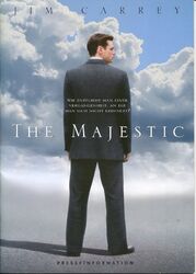 THE MAJESTIC : 1 deutsches Original-PresseHEFT Jim Carrey Martin Landau