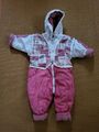 Baby Winter Schneeanzug Overall mit Kapuze Gr. 80 rose creme neuwertig NP 69 €