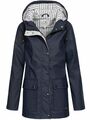 Damen Regenjacke Regenmantel Jacke Mantel  Übergangsjacke Kapuze Hailys Rainy