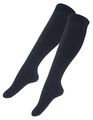 Thermo Kniestrümpfe Damen mit Innenfrottee 6 Paar warme Winterstrümpfe Gr. 35-42