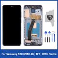 LCD Display For Samsung S20 G980 4G Touch Screen Digitizer Assembly With Frame