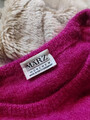 März Damen Pulli Rundhals Magenta Mohair Wolle Gr 42 