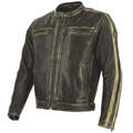 Richa Goodwood perforierte Motorrad Motorrad Lederjacke braun