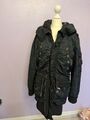 Khujo Jacke Parka Mantel Gr. XL eher L  Damen schwarz