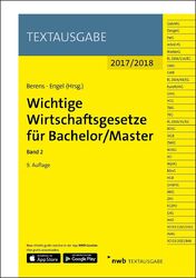 Wichtige Wirtschaftsgesetze für Bachelor/Master, Band 2