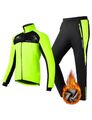 ROCKBROS Fahrrad Jacke/Hose Winter Thermo Hohe Sichtbarkeit & Winddicht Outdoor