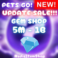 🔥 SALE 🔥 5-100M GEMS 💎 Pets Go! 💎 Roblox 💎 CHEAP 💎 FAST DELIVERY