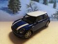 Modellauto  Mini Cooper S Blau – Weiß 1:43