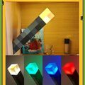 Minecraft Spiel Taschenlampe Lampe LED Nachtlicht Geschenk USB wiederaufladbar