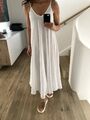 Kleid Maxi Lang 36 38 Neu Träger Weiß Langes Kleid