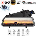 XGODY 10" Dashcam Full HD Car DVR Dual Lens Auto Kamera Videorecorder KFZ Camera