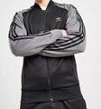 Adidas Originals Sst Herren Trainingsjacke IN Schwarz Und Dunkelgrau Limitiert