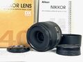 [Beste Mint IN Karton] Nikon Dx Af-s Micro Nikkor 40mm F/2.8g Macro Linse Aus