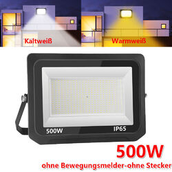 LED Fluter Außen Strahler Scheinwerfer 10W 20W 30W 50W 100W 200W 300W 500W IP65mit Bewegungsmelder✔1-10 Stück✔Kaltweiß/Warmweiß✔DHL