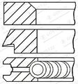 Kolbenringsatz 08-287500-00 GOETZE ENGINE für MERCEDES-BENZ SSANGYONG RENAULT