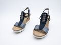 rieker Damen Keilsandalette Sandalette Sandale Halbschuh Gr 40 EU Art 20531-30