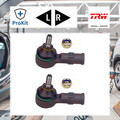 2x ORIGINAL® Trw Spurstangenkopf Vorne, Links, Rechts für Ford Fiesta III