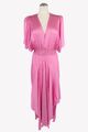 Maje Damen Kleid Gr. 36 (FR 38) Rosa Viskose A-Linie Dress