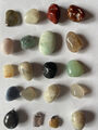 20 Trommelsteine - diverse Sorten - diverse Größen - mit asiatischem Beutel