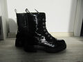 Tamaris Stiefelette Schwarz Lack Gr 37