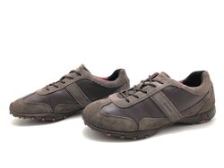 Geox Damen Halbschuhe Gr. 38 (UK5) Schnürschuhe Freizeitschuh Komfortschuh Braun