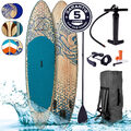 BRAST SUP Board Stand up Paddle Tribal Ocean Sixties &Turtle aufblasbar Paddling