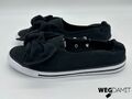 Converse All Star Chuck Taylor Damen Ballerinas flach schwarz m. Schleife Gr. 37