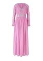 Heine Damen Abendkleid mit Pailletten, pink