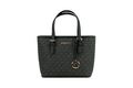 Michael Kors Jet Set Schwarz Unterschrift XS Reisetasche Top Zip Tragetasche