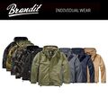 Brandit Jacke Herren Front Zip Windbreaker Regenjacke Freizeitjacke Arbeitsjacke