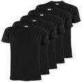 T-Shirt Herren Basicshirt Männer 5er Set Pack tshirt set Rundhals S - 5XL