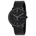 Tommy Hilfiger Herren Quarzuhr 17915074 mit Edelstahl schwarzes Zifferblatt 40mm