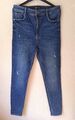 ZARA DAMEN SKINNY JEANS GR.38 (EUR42) MIT HOHEM STRETCHANTEIL/WIE NEU