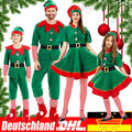 Männer,Frauen Erwachsene Kinder Weihnachten Kostüm Outfits Elf Der Weihnachtself