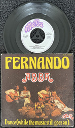 "ABBA Fernando/Tanz (während die Musik noch läuft) 7"" IMPORT 1976 GETESTET SEHR GUTER ZUSTAND +